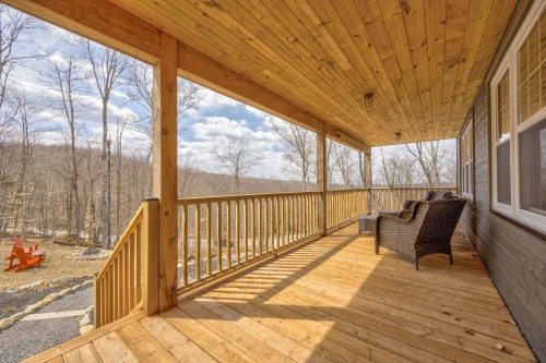 Balcon - 155 Ch. De La Corniche, Mont-Tremblant, QC - Outdoor With Deck Patio Veranda With Exterior