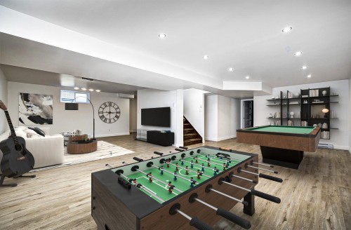 Game Room - 12 Av. Hillside, Pointe-Claire, QC - Indoor Photo Showing Other Room