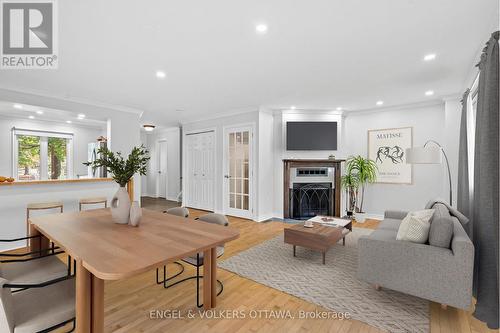 1540 Mimosa Avenue, Ottawa, ON - Indoor Photo Showing Other Room With Fireplace