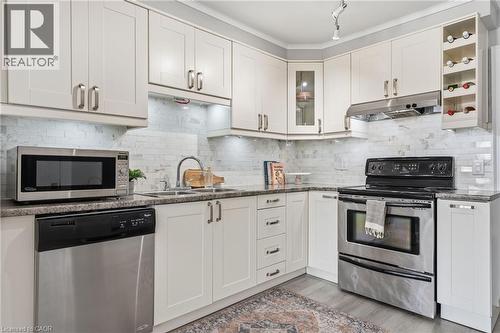 69 Houghton Avenue S, Hamilton, ON - Indoor Photo Showing Kitchen With Double Sink