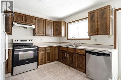 3150 Jenkins Drive E, Regina, SK - Indoor Photo Showing Kitchen With Double Sink