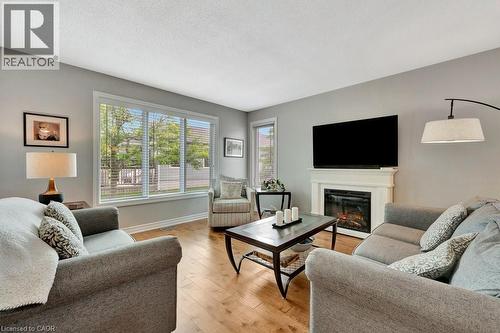 103 Kells Lane, Freelton, ON - Indoor Photo Showing Living Room With Fireplace