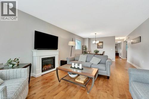 103 Kells Lane, Freelton, ON - Indoor Photo Showing Living Room With Fireplace