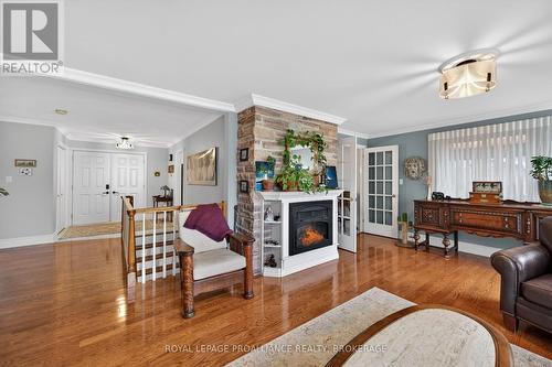 727 Aylmer Crescent, Kingston (South Of Taylor-Kidd Blvd), ON - Indoor Photo Showing Living Room With Fireplace