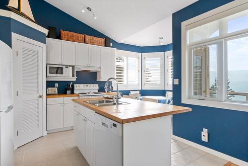 7660 Lichen Road, Anglemont, BC - Indoor Photo Showing Kitchen With Double Sink