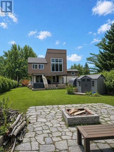 Enclosed Backyard with Tons of Amenities - 39 Turtle Path, Ramara, ON - Outdoor With Deck Patio Veranda