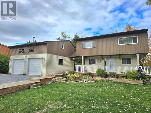 Separated Double Car Garage with Game Loft - 39 Turtle Path, Ramara, ON - Outdoor With Deck Patio Veranda
