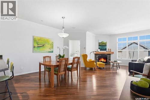 304 218 Heath Avenue, Saskatoon, SK - Indoor With Fireplace