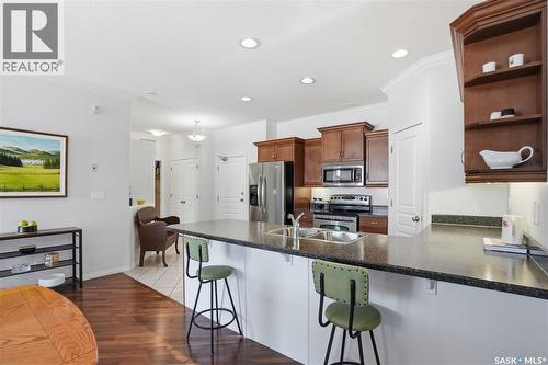 304 218 Heath Avenue, Saskatoon, SK - Indoor Photo Showing Kitchen With Double Sink With Upgraded Kitchen