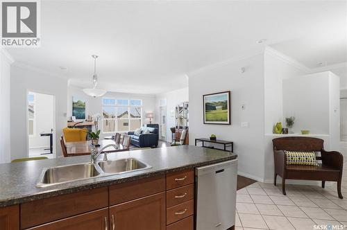 304 218 Heath Avenue, Saskatoon, SK - Indoor Photo Showing Kitchen With Double Sink