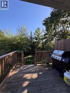 Deck featuring area for grilling - 