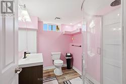3 piece bathroom in the basement - 