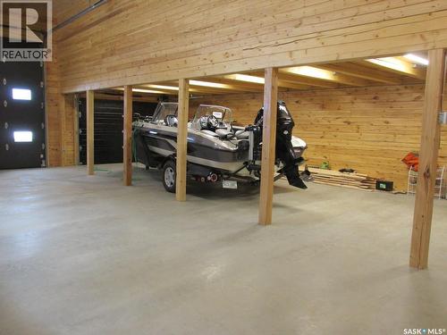 109 Rustad Avenue, White Fox, SK - Indoor Photo Showing Garage