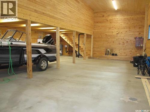 109 Rustad Avenue, White Fox, SK - Indoor Photo Showing Garage