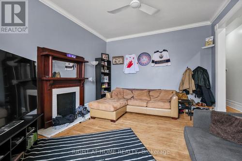 Unit 1-Main Floor Livingroom - 93 Gilmour Street, Ottawa, ON - Indoor Photo Showing Living Room With Fireplace