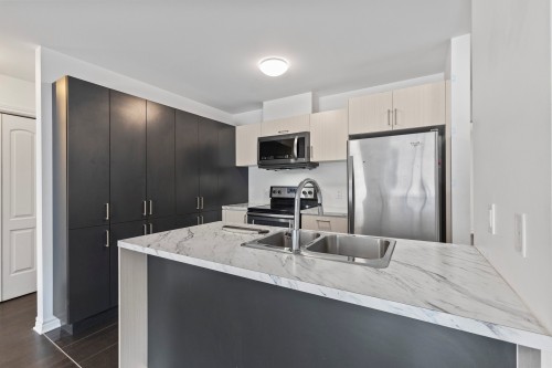 Kitchen - 4-215 Boul. Bouchard, Dorval, QC - Indoor Photo Showing Kitchen With Double Sink With Upgraded Kitchen
