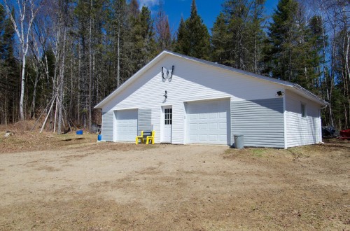 Garage - 2 Ch. Préseault, Notre-Dame-Du-Laus, QC - Outdoor With Exterior