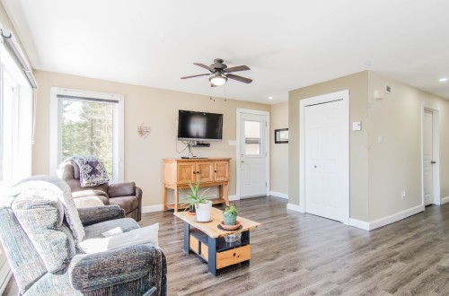 Salon - 2 Ch. Préseault, Notre-Dame-Du-Laus, QC - Indoor Photo Showing Living Room