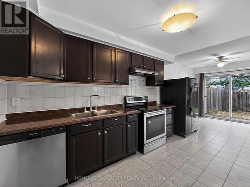 46 Vodden Court, Brampton, ON - Indoor Photo Showing Kitchen With Double Sink