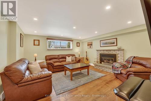 126 Gerald Avenue, Orillia, ON - Indoor Photo Showing Living Room With Fireplace