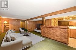 Virtually Staged-Basement Rec Room - 