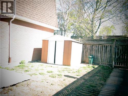 Storage shed with double doors - 648 Francis Road, Burlington, ON - Outdoor
