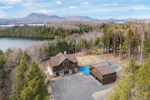 Aerial View - 170 Ch. De L'Éléphant, Stanstead - Canton, QC - Outdoor With View
