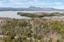 Aerial View - 170 Ch. De L'Éléphant, Stanstead - Canton, QC  - Outdoor With Body Of Water With View 