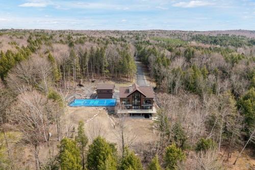 Aerial View - 170 Ch. De L'Éléphant, Stanstead - Canton, QC - Outdoor With View