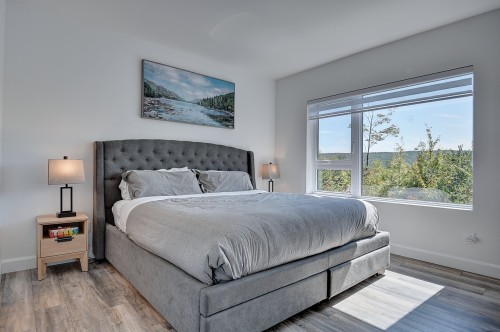 Chambre à coucher principale - 551 Ch. Du Quartier-Du-Cerf, Saint-Côme, QC - Indoor Photo Showing Bedroom