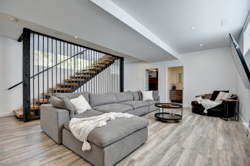 Salle familiale - 551 Ch. Du Quartier-Du-Cerf, Saint-Côme, QC - Indoor Photo Showing Living Room