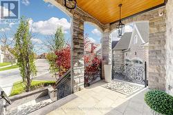 Large Elegant Covered Front Patio - 