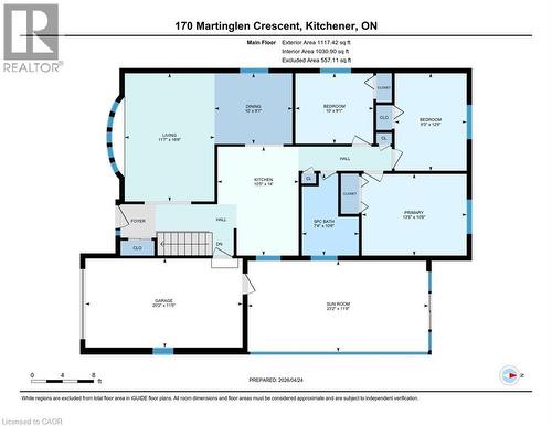 Floor plan - 170 Martinglen Crescent, Kitchener, ON - Other