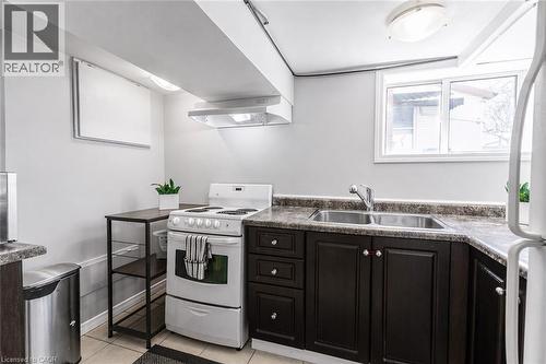 110 Lorne Crescent, Kitchener, ON - Indoor Photo Showing Kitchen With Double Sink