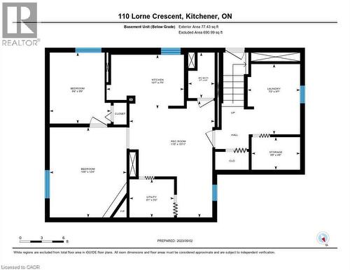 Floor plan - 110 Lorne Crescent, Kitchener, ON - Other