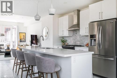 96 Augusta Street, Hamilton, ON - Indoor Photo Showing Kitchen With Stainless Steel Kitchen With Upgraded Kitchen