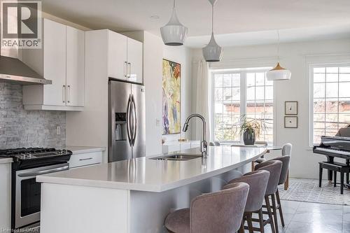 96 Augusta Street, Hamilton, ON - Indoor Photo Showing Kitchen With Stainless Steel Kitchen With Upgraded Kitchen