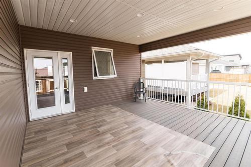1 Warbler Way, Winkler, MB - Outdoor With Deck Patio Veranda With Exterior