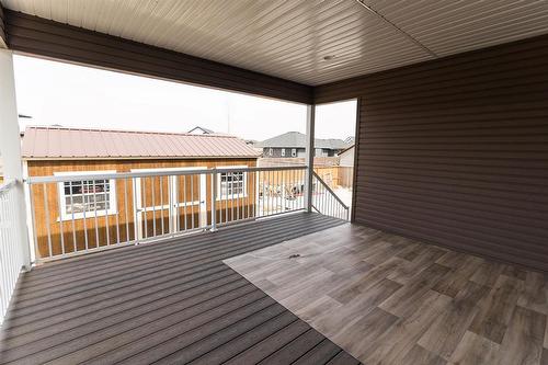 1 Warbler Way, Winkler, MB - Outdoor With Deck Patio Veranda With Exterior