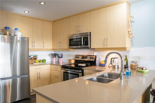 6496 Lanark Rd, Sooke, BC - Indoor Photo Showing Kitchen With Double Sink With Upgraded Kitchen