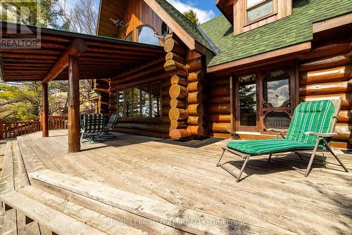 781 Big Rideau North Shore Road, Tay Valley, ON - Outdoor With Deck Patio Veranda With Exterior