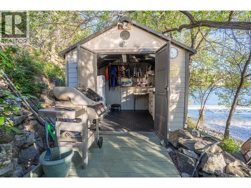 Shed with power & sink -great for dock margs! - 1988 Dewdney Road, Kelowna, BC - Outdoor