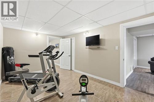 19 Concession 5 E, Waterdown, ON - Indoor Photo Showing Gym Room