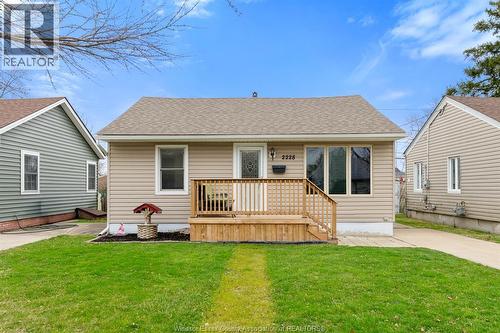 2228 Elsmere AVENUE  Windsor, ON N8W 2C6