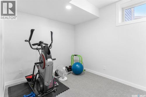 11 Willow View Court, Shields, SK - Indoor Photo Showing Gym Room