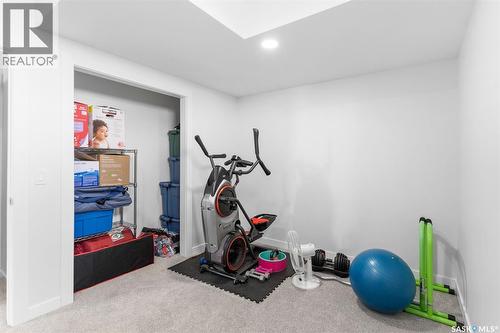 11 Willow View Court, Shields, SK - Indoor Photo Showing Gym Room