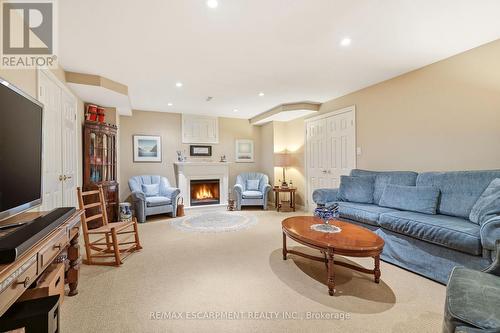 4172 Stonebridge Crescent, Burlington, ON - Indoor Photo Showing Living Room With Fireplace