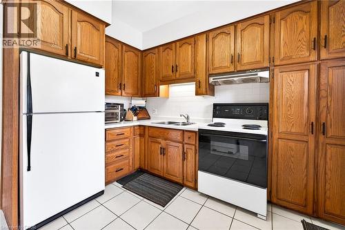 188 Park Row S, Hamilton, ON - Indoor Photo Showing Kitchen With Double Sink