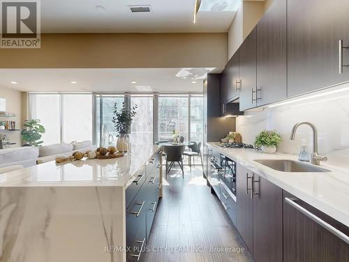 202 - 39 Queens Quay E, Toronto, ON - Indoor Photo Showing Kitchen With Upgraded Kitchen