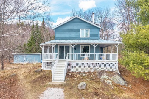 Façade - 521 Mtée Major, Boileau, QC - Outdoor With Deck Patio Veranda
